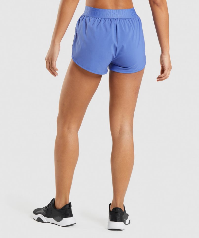 Women's Gymshark Training Loose Fit Shorts Blue | CA 350DN1